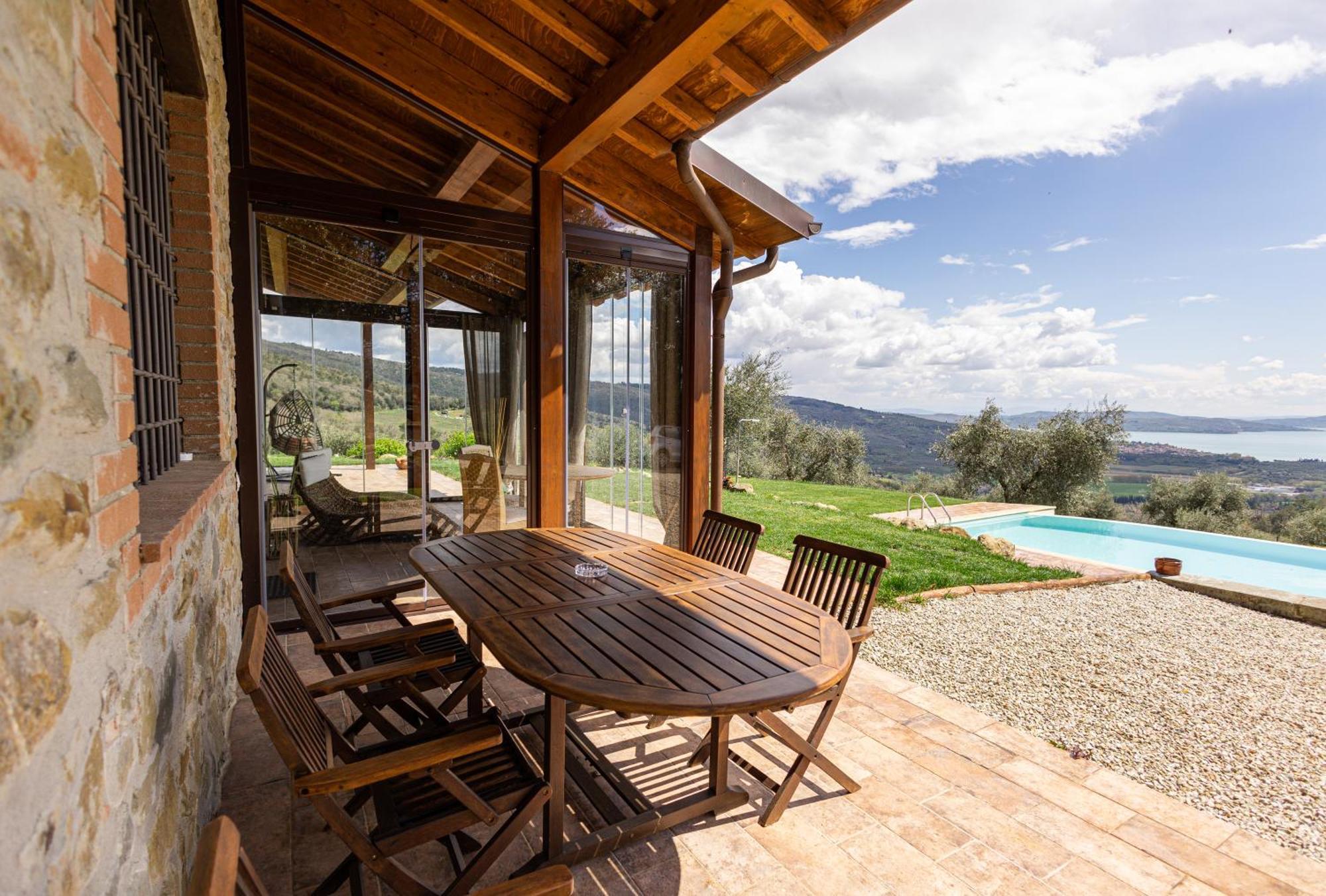טואורו סול טראסימנו Di Colle In Colle - Country House With Private Pool מראה חיצוני תמונה